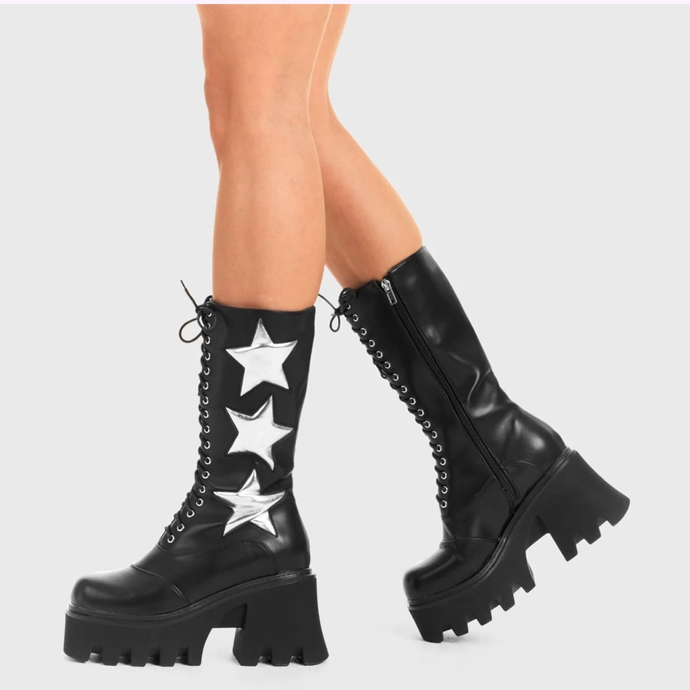 Lamoda Boots Big League Chunky platforms boots